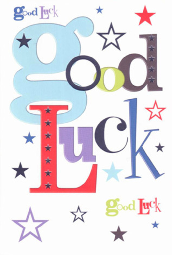 Full of vibrant optimism, this luck-themed card feels as if it's been lovingly painted by a Hampton florist inspired by walks along Oldfield Road. Each oversized pastel blue, zesty red, moss green, and deep violet letter springs forth with personality, while a host of tiny, colourful stars dance across a background of clean, flawless white. The arrangement of fonts and colours creates a modern yet sincere visual cheer, like an encouraging friend waving you off from the train station, wishing you well as you set out on a new chapter. The tactile quality of the card is unmistakable - cool, crisp, and pleasingly sturdy, its quality reflecting the care seen in every bouquet designed at Flowers Hampton. Under soft daylight, the stars shimmer with a playful spirit, echoing the laughter and support shared at local community events. This is more than just a card - it's a little piece of Hampton encouragement, packed with the energy of hope and pride that makes every heartfelt wish feel within reach. Perfect for any major milestone, it's a keepsake that holds the spirit of community and celebration found throughout the neighbourhood.